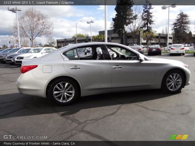 Liquid Platinum / Graphite 2015 Infiniti Q50 3.7
