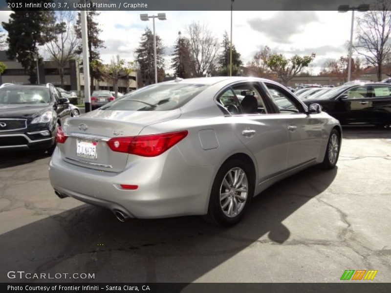 Liquid Platinum / Graphite 2015 Infiniti Q50 3.7