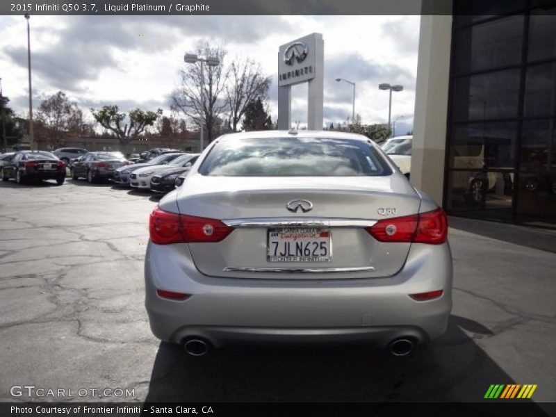 Liquid Platinum / Graphite 2015 Infiniti Q50 3.7