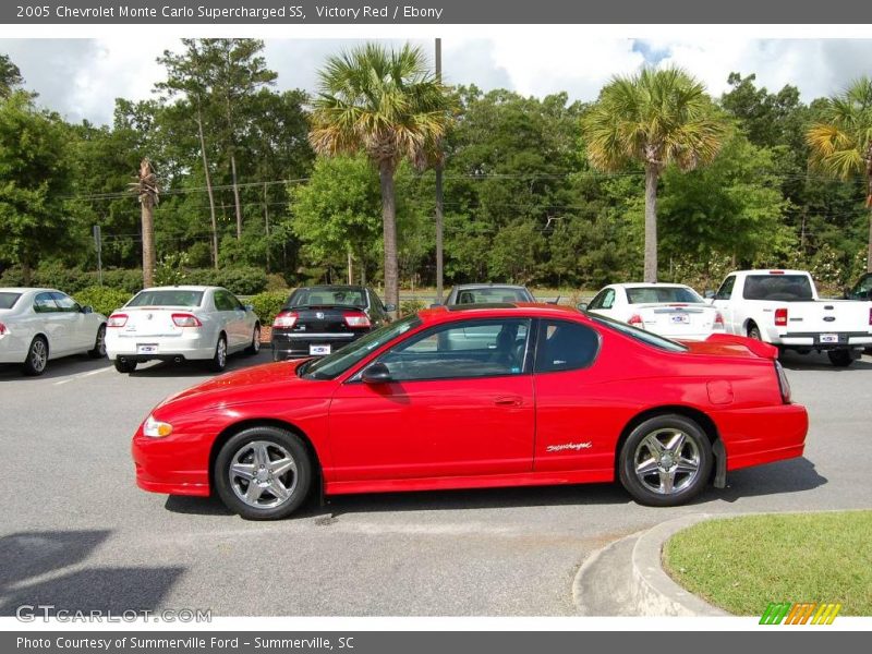 Victory Red / Ebony 2005 Chevrolet Monte Carlo Supercharged SS
