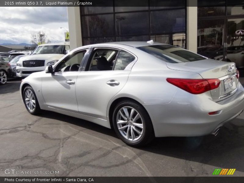 Liquid Platinum / Graphite 2015 Infiniti Q50 3.7