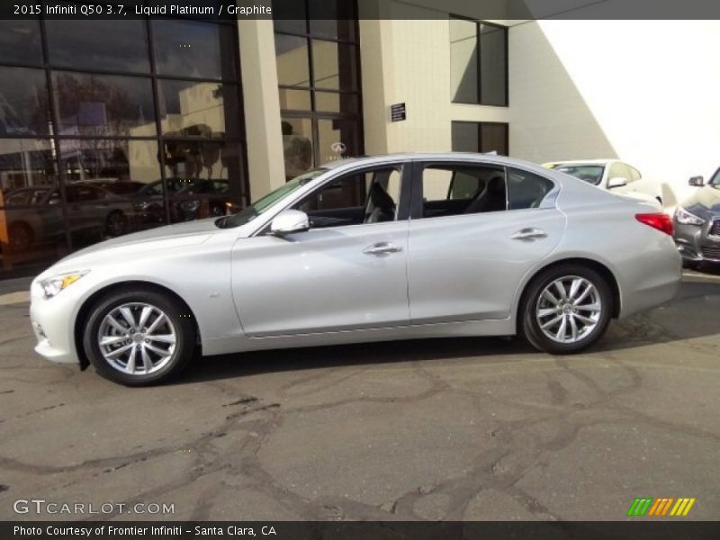 Liquid Platinum / Graphite 2015 Infiniti Q50 3.7