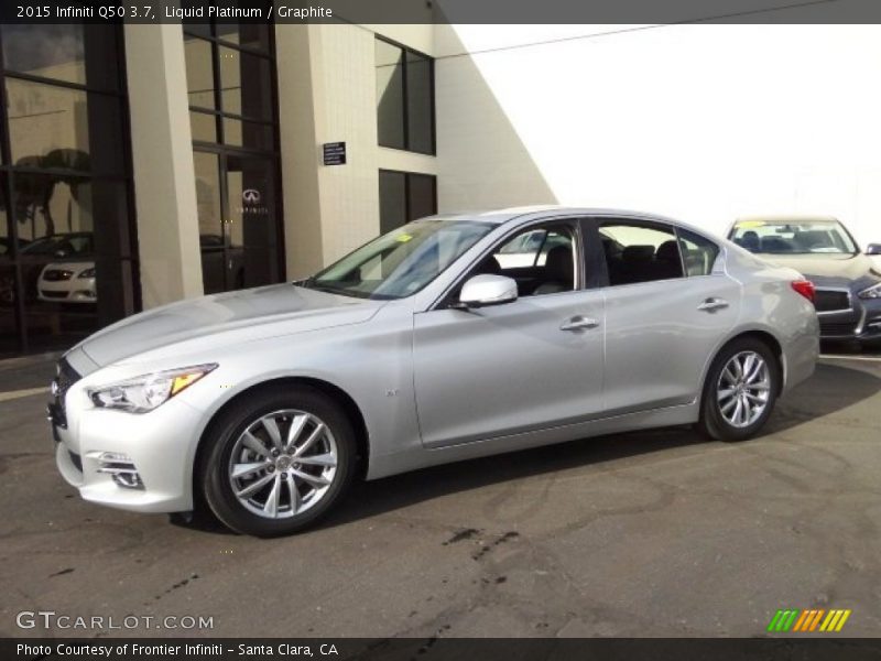Liquid Platinum / Graphite 2015 Infiniti Q50 3.7
