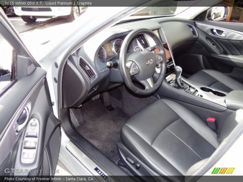 Liquid Platinum / Graphite 2015 Infiniti Q50 3.7