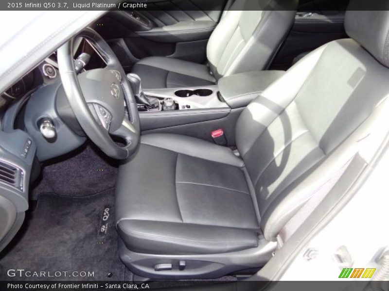 Liquid Platinum / Graphite 2015 Infiniti Q50 3.7