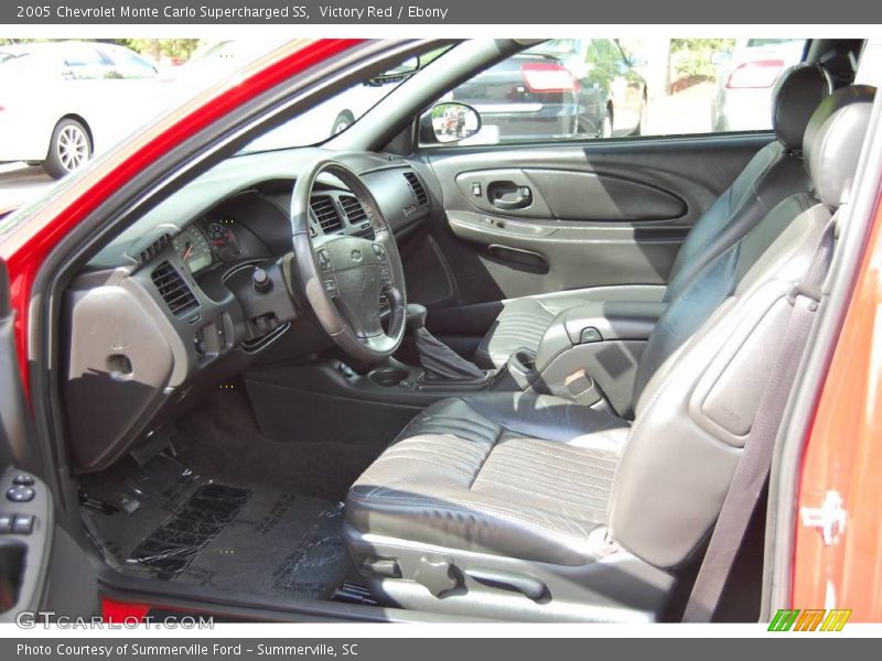 Victory Red / Ebony 2005 Chevrolet Monte Carlo Supercharged SS