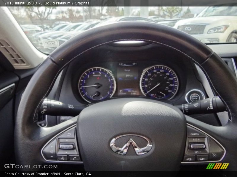 Liquid Platinum / Graphite 2015 Infiniti Q50 3.7