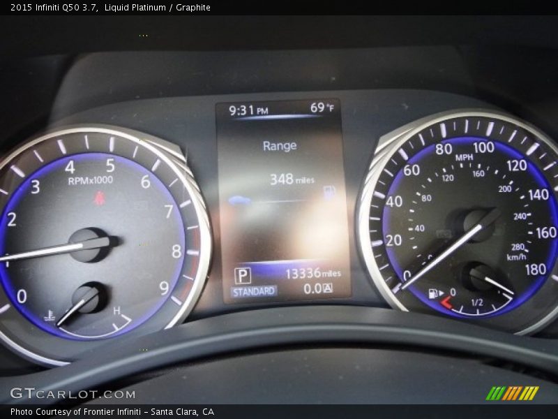 Liquid Platinum / Graphite 2015 Infiniti Q50 3.7