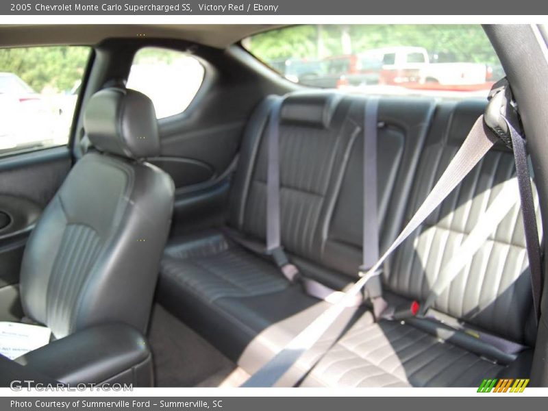 Victory Red / Ebony 2005 Chevrolet Monte Carlo Supercharged SS
