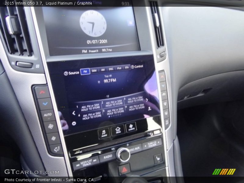 Liquid Platinum / Graphite 2015 Infiniti Q50 3.7