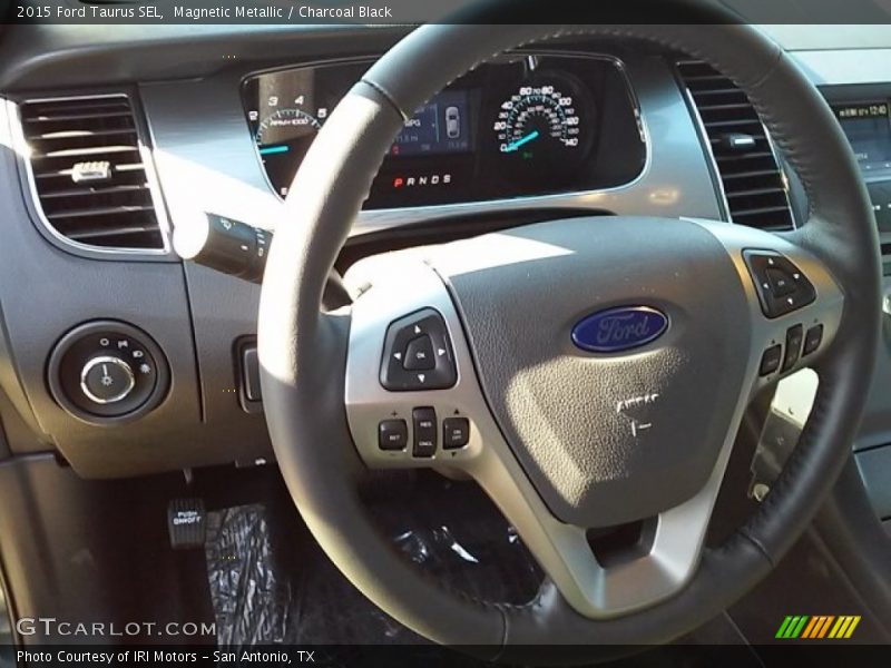 Magnetic Metallic / Charcoal Black 2015 Ford Taurus SEL