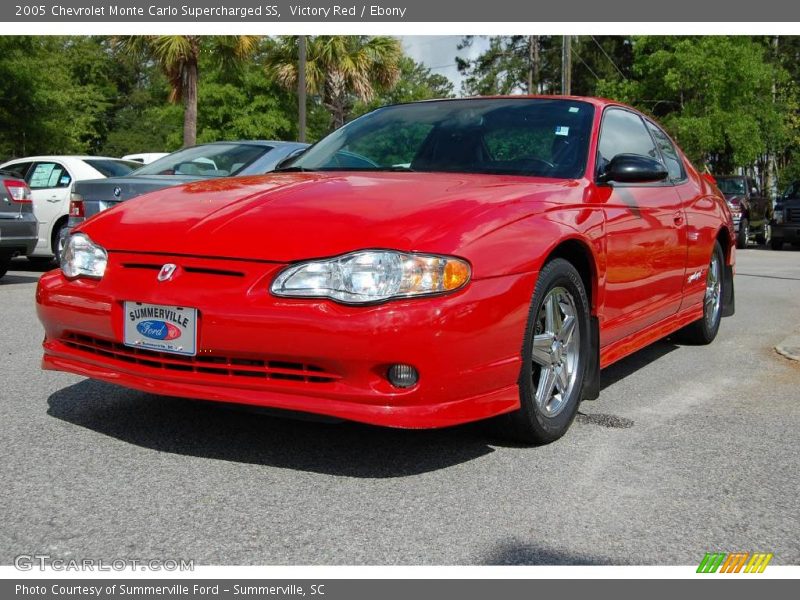 Victory Red / Ebony 2005 Chevrolet Monte Carlo Supercharged SS