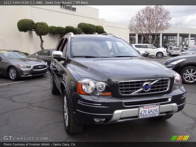 Savile Grey Metallic / Off Black 2013 Volvo XC90 3.2 AWD