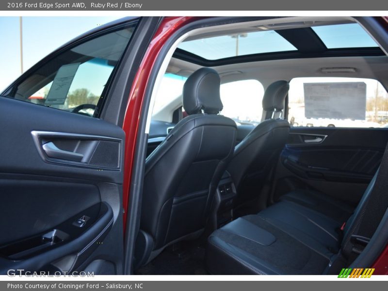Ruby Red / Ebony 2016 Ford Edge Sport AWD
