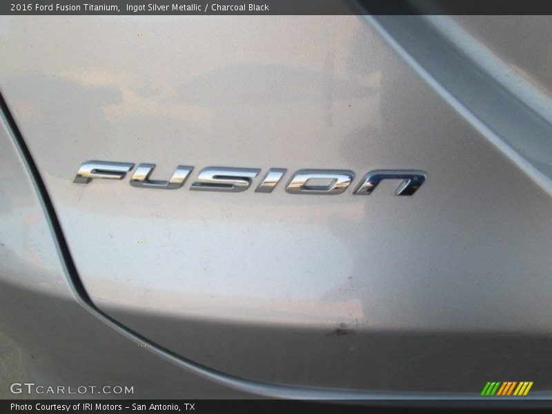 Ingot Silver Metallic / Charcoal Black 2016 Ford Fusion Titanium