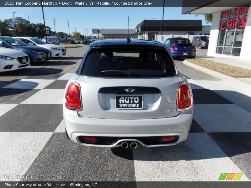 White Silver Metallic / Lounge Satellite Gray 2015 Mini Cooper S Hardtop 4 Door