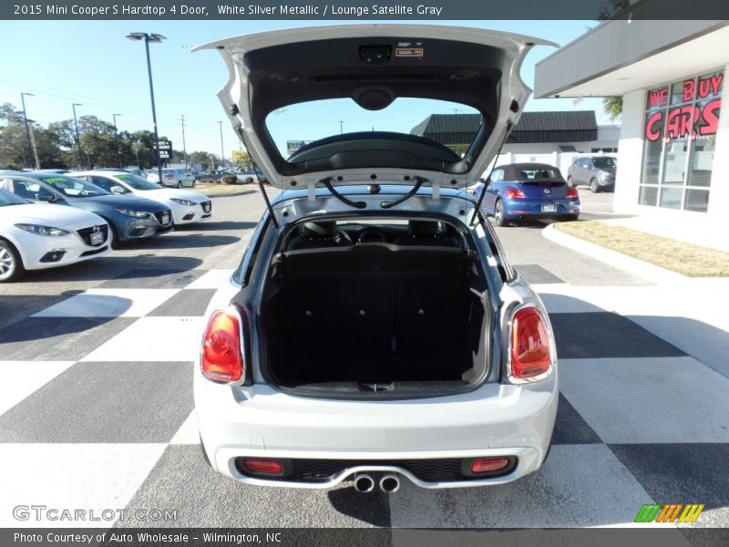White Silver Metallic / Lounge Satellite Gray 2015 Mini Cooper S Hardtop 4 Door