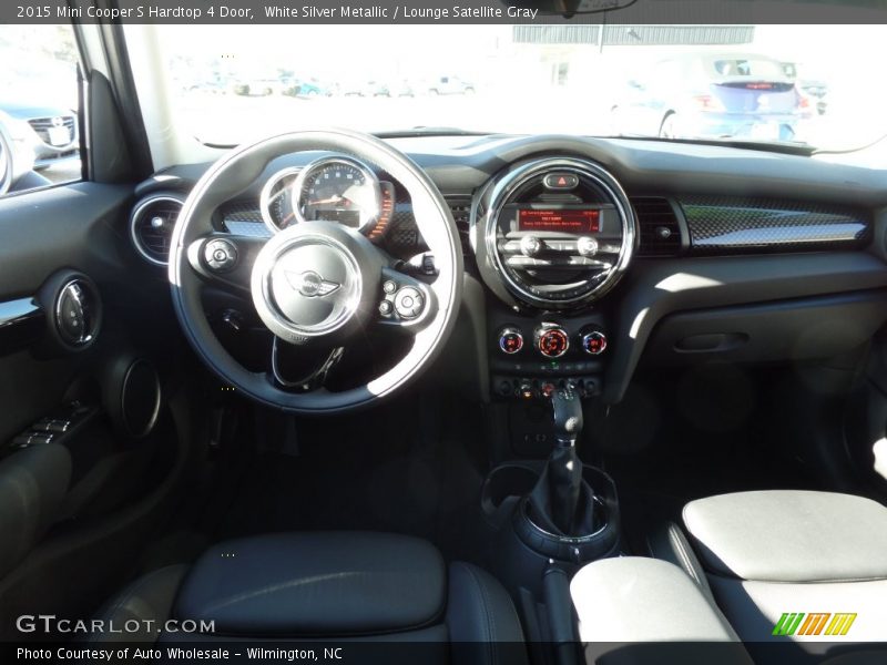 White Silver Metallic / Lounge Satellite Gray 2015 Mini Cooper S Hardtop 4 Door