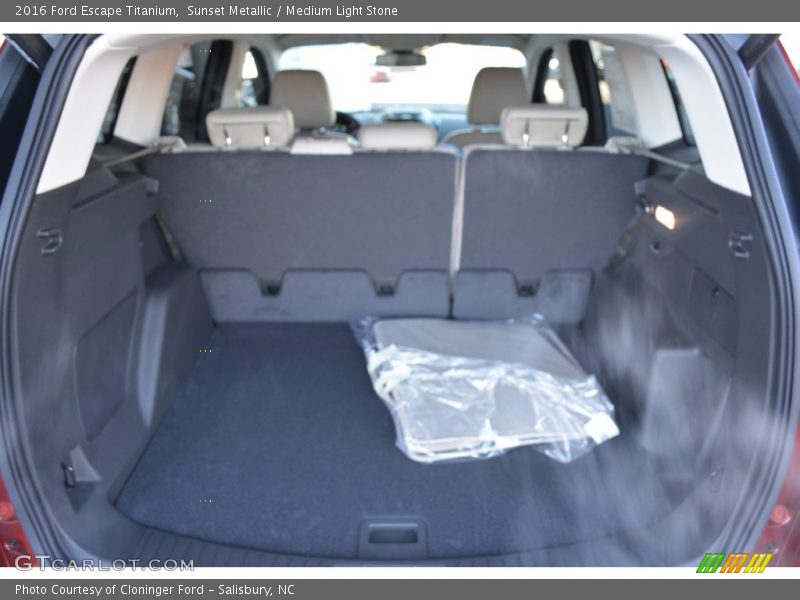 Sunset Metallic / Medium Light Stone 2016 Ford Escape Titanium
