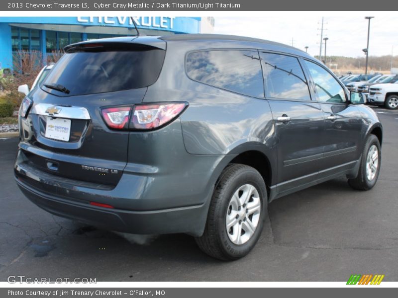 Cyber Gray Metallic / Dark Titanium/Light Titanium 2013 Chevrolet Traverse LS