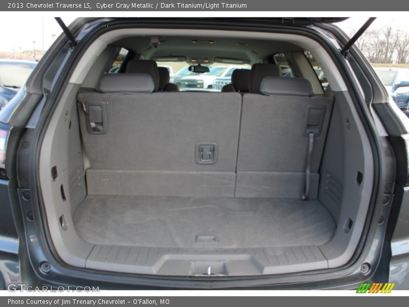 Cyber Gray Metallic / Dark Titanium/Light Titanium 2013 Chevrolet Traverse LS