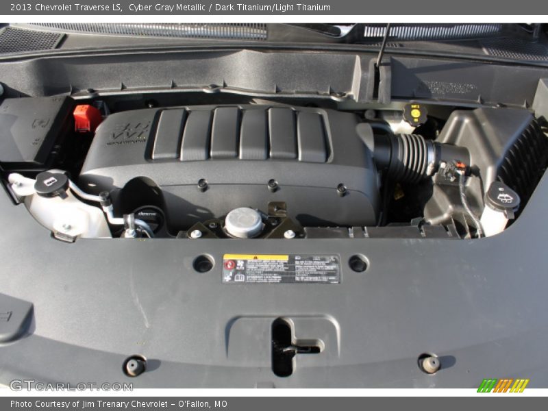 Cyber Gray Metallic / Dark Titanium/Light Titanium 2013 Chevrolet Traverse LS