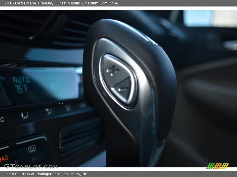 Sunset Metallic / Medium Light Stone 2016 Ford Escape Titanium