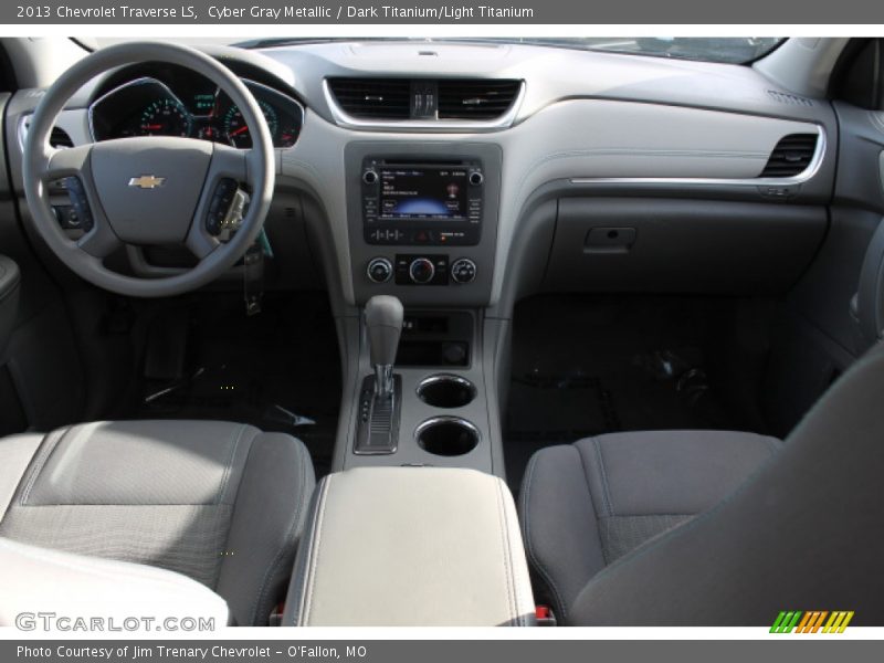 Cyber Gray Metallic / Dark Titanium/Light Titanium 2013 Chevrolet Traverse LS