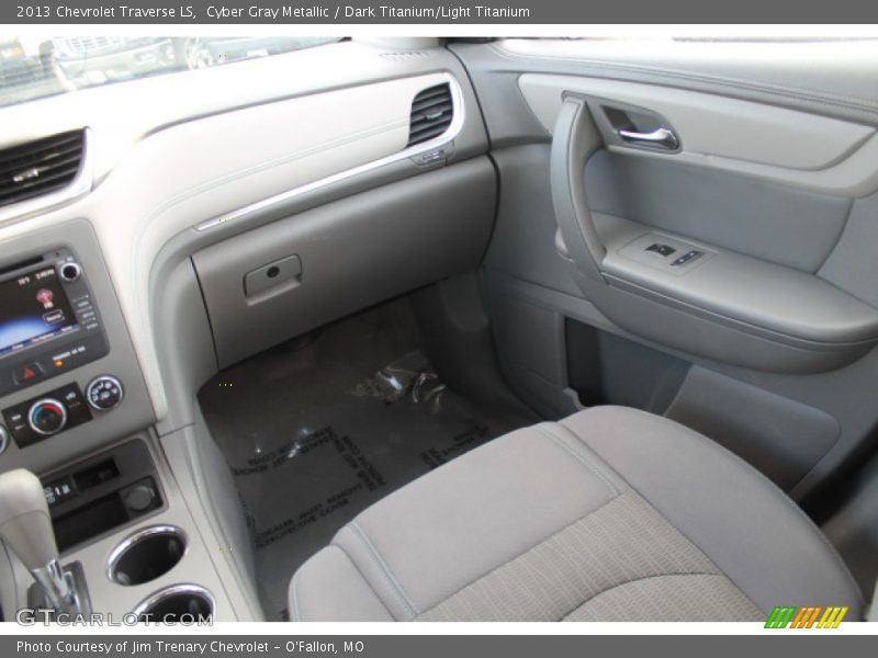 Cyber Gray Metallic / Dark Titanium/Light Titanium 2013 Chevrolet Traverse LS