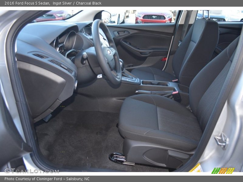 Ingot Silver / Charcoal Black 2016 Ford Focus S Sedan
