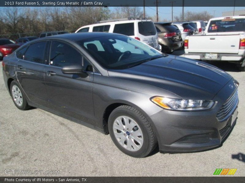 Sterling Gray Metallic / Earth Gray 2013 Ford Fusion S
