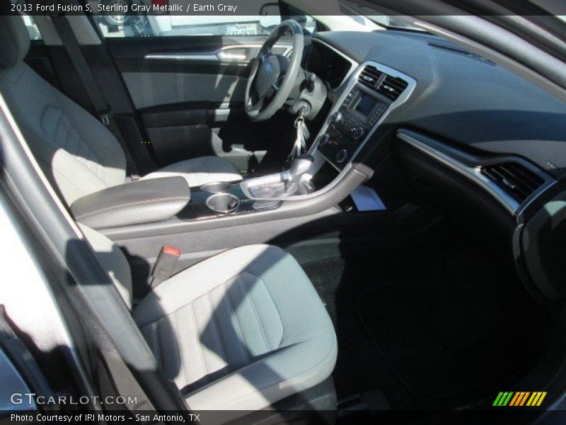 Sterling Gray Metallic / Earth Gray 2013 Ford Fusion S