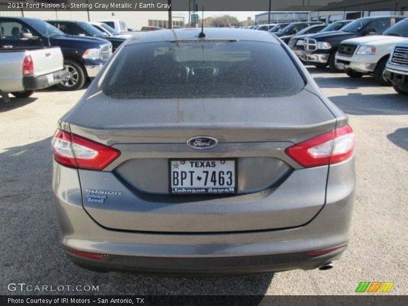 Sterling Gray Metallic / Earth Gray 2013 Ford Fusion S