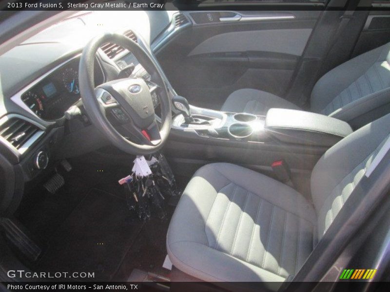 Sterling Gray Metallic / Earth Gray 2013 Ford Fusion S