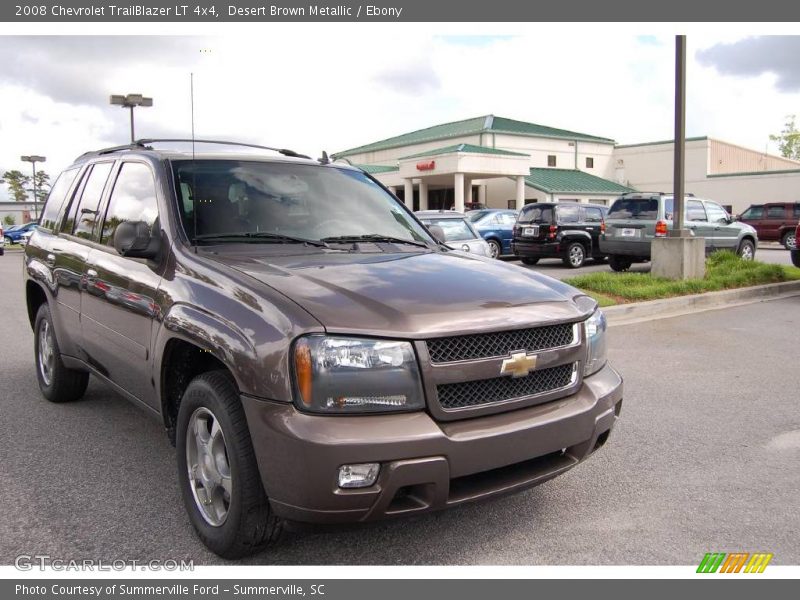 Desert Brown Metallic / Ebony 2008 Chevrolet TrailBlazer LT 4x4