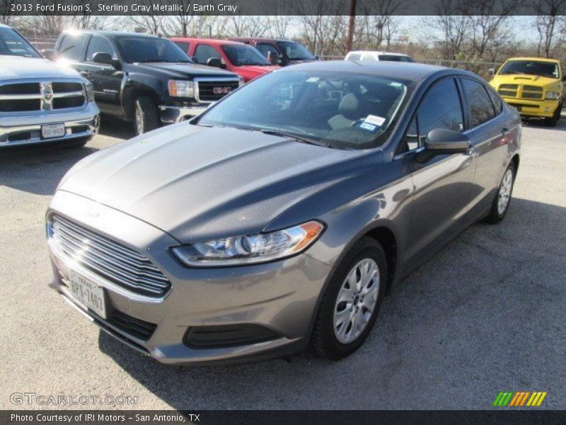Sterling Gray Metallic / Earth Gray 2013 Ford Fusion S