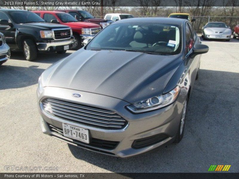 Sterling Gray Metallic / Earth Gray 2013 Ford Fusion S