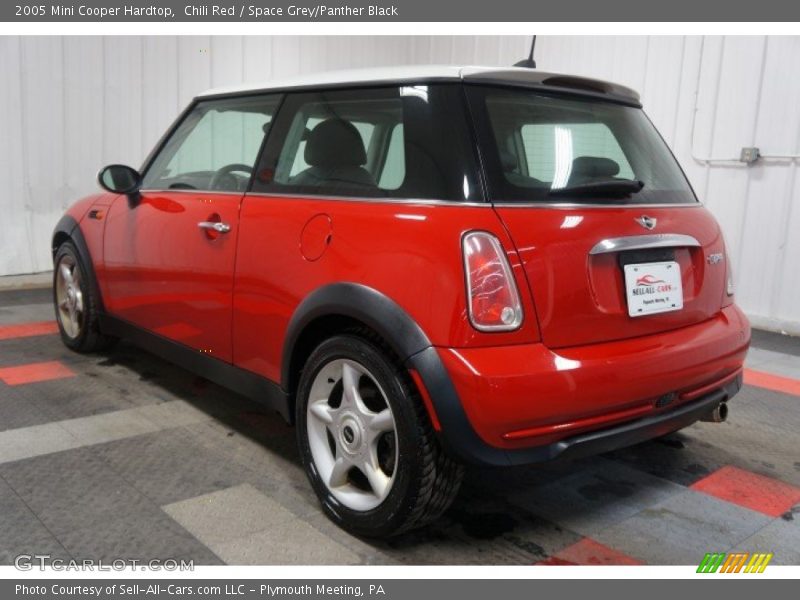 Chili Red / Space Grey/Panther Black 2005 Mini Cooper Hardtop