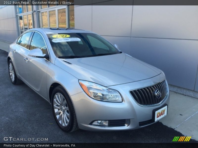 Quicksilver Metallic / Ebony 2012 Buick Regal