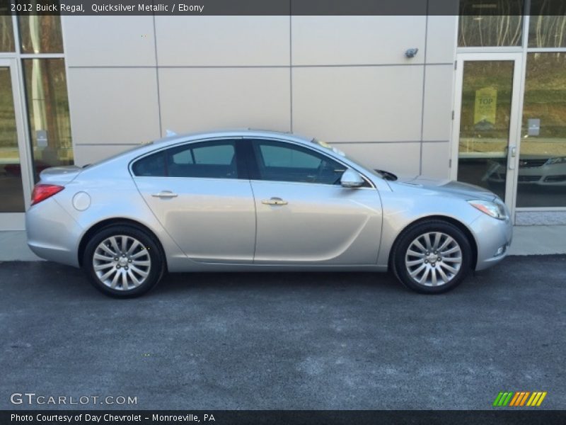 Quicksilver Metallic / Ebony 2012 Buick Regal
