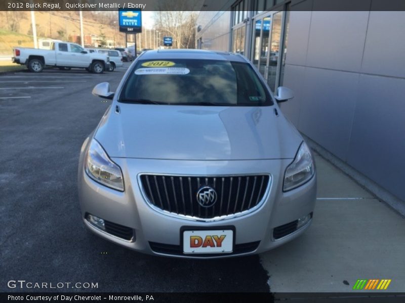 Quicksilver Metallic / Ebony 2012 Buick Regal