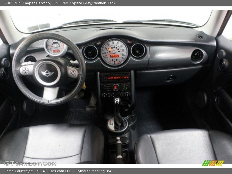 Chili Red / Space Grey/Panther Black 2005 Mini Cooper Hardtop