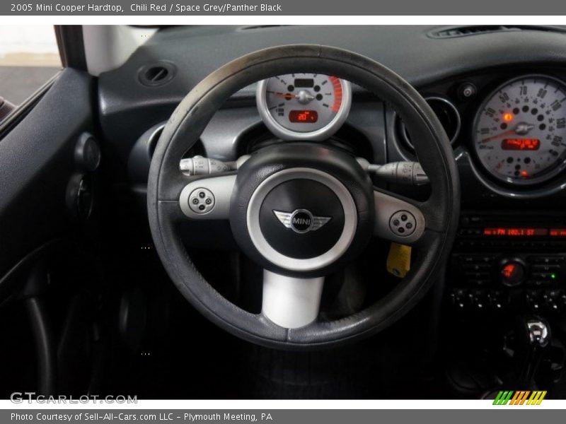 Chili Red / Space Grey/Panther Black 2005 Mini Cooper Hardtop