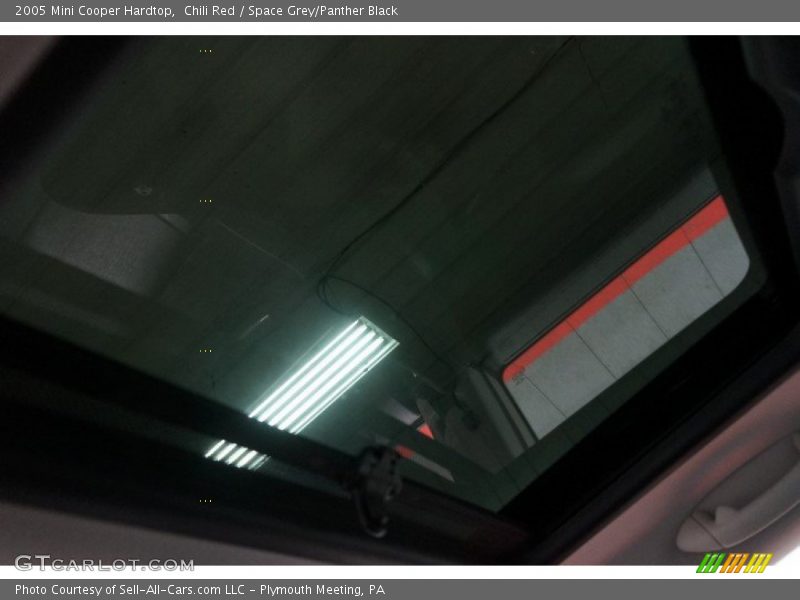 Chili Red / Space Grey/Panther Black 2005 Mini Cooper Hardtop