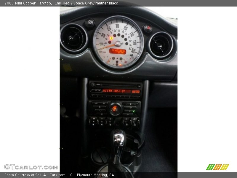 Chili Red / Space Grey/Panther Black 2005 Mini Cooper Hardtop