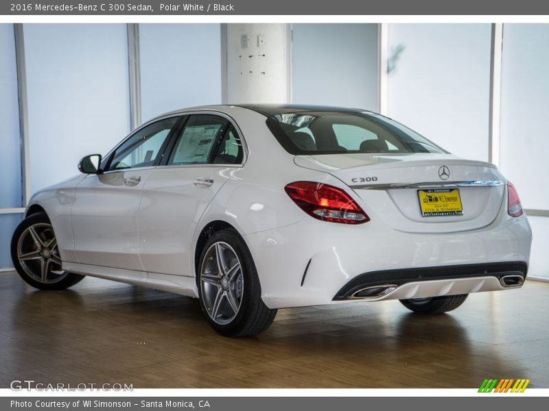 Polar White / Black 2016 Mercedes-Benz C 300 Sedan