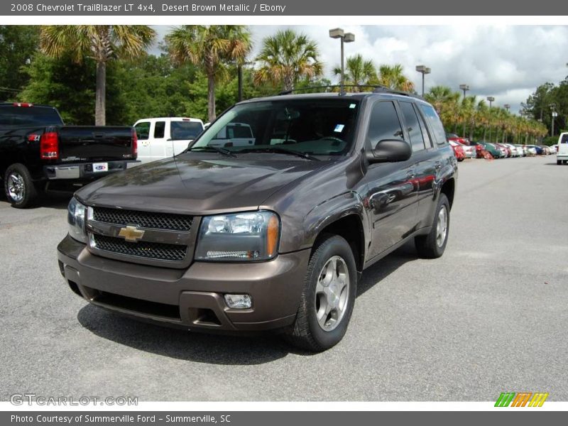 Desert Brown Metallic / Ebony 2008 Chevrolet TrailBlazer LT 4x4