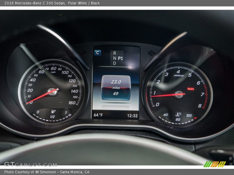 Polar White / Black 2016 Mercedes-Benz C 300 Sedan