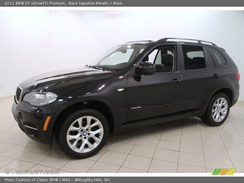 Black Sapphire Metallic / Black 2012 BMW X5 xDrive35i Premium