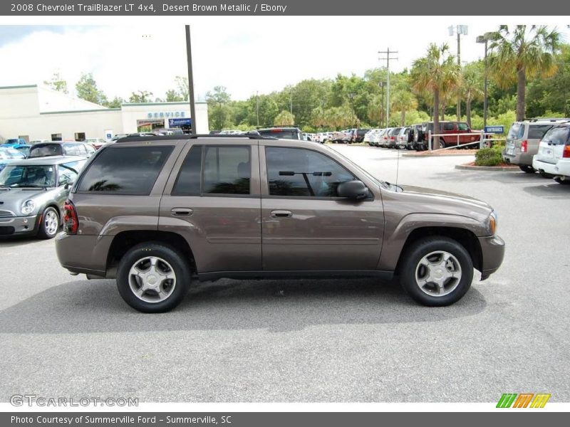 Desert Brown Metallic / Ebony 2008 Chevrolet TrailBlazer LT 4x4